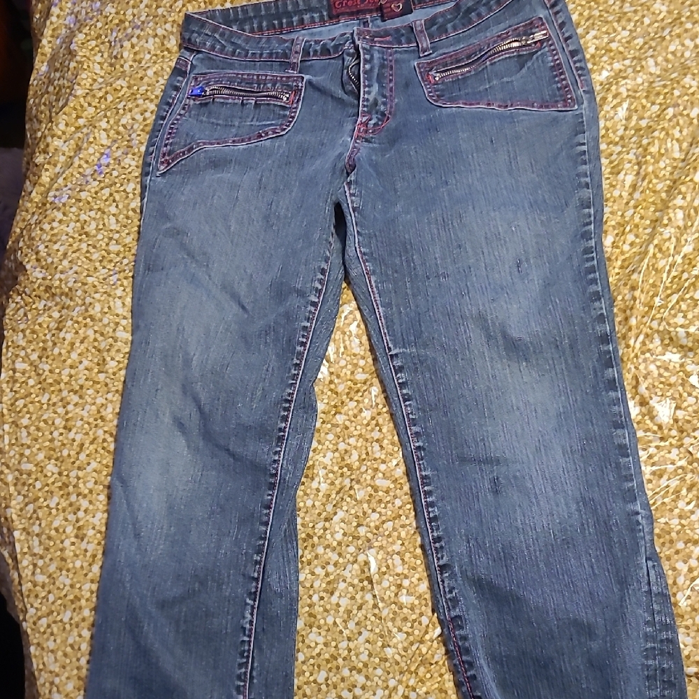 Crest Women's Straight Leg Blue Jeans